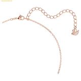  Dây Chuyền Swarovski Swan Swan pendant Swan, Small, Black, 18k rose gold finish 5204133 
