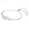  Vòng Tay, Lắc Tay Swarovski Constella bangle Crystal pearl, Round cuts, Silver 5705618 