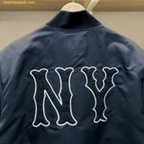  Áo Khoác Bomber New Era Varsity Jacket NY Đen 
