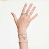  Lắc Tay Swarovski Ariana Grande x Swarovski bracelet Mixed cuts, Multicolored, Rhodium plated 