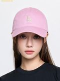  Mũ lưỡi trai MLB Street Backarch Unstructured Ball Cap LA Dodgers - SKU 3ACPB076N-07PKM Mg.Pink 