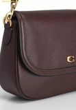  Túi Đeo Vai Coach Legacy Small Pebbled Leather Shoulder Bag Maple CU099 