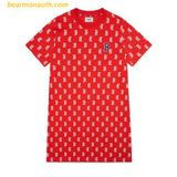  Đầm Suông MLB Monogram Boston Red Sox 3FOPM0123-43RDL 