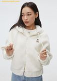 Áo Khoác Bông SAPO Dumble Crop Hoodie SPFZE4VG42 - Trắng Ivory 