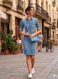  Túi Đeo Chéo Michael Kors Zadie Small Nylon Crossbody Bag Chambray 32S6G6ZC5C 