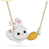  Dây Chuyền Swarovski Zodiac Rabbit Necklace Rabbit And Carrot, Multicolored, Rose Gold-Tone Plated 5647971 