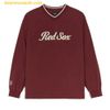 Áo Sweater MLB Sportive Varsity Woven to Man Boston Red Sox Sweatshirt 3AMTV0544-43BDS Màu Đỏ