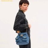  Balo Coach Tabby Backpack With Quilting CZ747 Indigo 