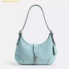  Túi Đeo Vai Coach Hamptons Hobo Crinkle Patent Leather Shoulder Bag Can33 Blue 