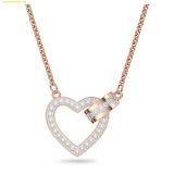  Dây Chuyền, Vòng Cổ Swarovski Lovely necklace Heart, White, Rose gold-tone plated 5636445 