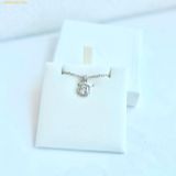  Dây Chuyền Swarovski Birthstone pendant Square cut, April, White, Rhodium plated 5651704 
