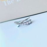  Nhẫn Swarovski Hyperbola ring Mixed cuts, White, Silver-tone finish 5714952 