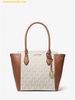  Túi Tote Michael Kors Ayden Large Signature Logo Tote Bag 38H3GYVT3B Trắng Logo 