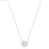  Dây Chuyền Swarovski Idyllia pendant Mixed cuts, Sun, White, Rose gold-tone plated 5451376 