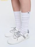  Giày Bệt MLB Slick Mary Jane New York Yankees White 3ASXMJ76N-50WHS 