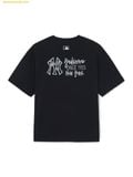  Áo Phông MLB Basic Back Street Logo Oversized Short Sleeve T-shirt New York Yankees 3ATSB0863-50BKS Black 