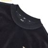  Áo Sweat Crop MLB Women's Basic Velvet Crop Man-to-Man LA (Black) 3FMTB0924-07BKS 