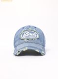  Mũ Lưỡi Trai Badblood Oval Logo Denim Ball Cap - Blue SKU: w-hat24-028 