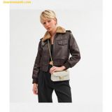  Túi Đeo Vai COACH Tabby 20 Nappa Quilted Chalk Leather Shoulder Bag Trắng CP149 