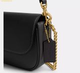  Túi Đeo Vai Coach Brook Flap Chain Bag CAN90 Black 