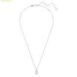  Dây Chuyền Swarovski Birthstone pendant Square cut, April, White, Rhodium plated 5651704 