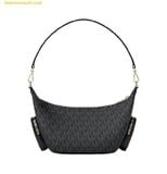  Túi Xách Michael Kors Merritt Small Signature Logo Convertible Shoulder Bag - 35R6G0WC1B - Black 