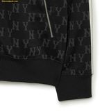  Áo Khoác Athleisure MLB Athleisure Classic Monogram Jacquard Jersey Stand-Neck Training Zip-Up NY (Black) 3ATRM0134-50BKS Đen 