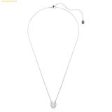  Dây Chuyền Swarovski Symbolica pendant Crystal pearl, Round cut, Pavé, Horse shoe, White, Rhodium plated 5736972 