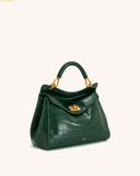  Túi xách JW PEI Lucia Classic Top Handbag - Green Croc 