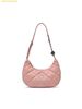  Túi Đeo Vai MLB Basic Quilted PU Hobo Bag LA Dodgers L.Pink 3ABQBQ16N-07PKL 