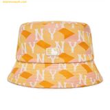  Mũ Bucket MLB Cube Monogram Bucket Hat NY (L.Orange) 3AHTM033N-50ORL 