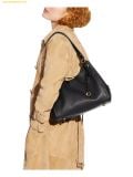  Túi Đeo Vai Coach Lori Soft Pebble Leather Shoulder Bag Black C4824 