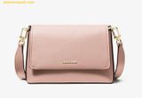 Túi Đeo Chéo Michael Kors Nessa Small Leather Crossbody Bag Hồng 