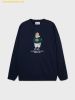Áo Sweat WHOAU Steve Patch Sweatshirt WHMWF3922U Navy