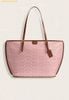 Túi Tote Coach Taxi Tote Bag In Signature Canvas Pink Sable