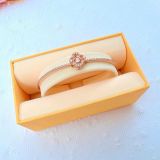  Vòng Tay, Lắc Tay Swarovski Una bangle Clover, Pink, 18k rose gold finish 5516476 