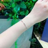  Vòng Tay , Lắc Tay Swarovski Imber bracelet Round cut, White, Rhodium plated 5696079 