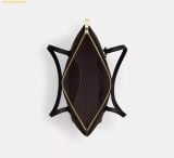  Túi Tote Coach Fiona Zip Tote Bag In Signature Canvas CBT18 Đen Logo 