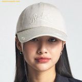  Mũ Lưỡi Trai MLB Vintage Cursive Unstructured Ball Cap BOS (Mg.Cream) 3ACPVL64N-43CRM 