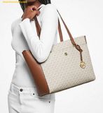  Túi Tote Michael Kors MK Maisie Large Logo 3-in-1 Tote Bag 35T1G5MT7B Trắng Logo 