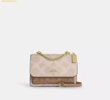  Túi Đeo Chéo Coach Klare Crossbody Bag In Blocked Signature Canvas CY678 Sand Tan 