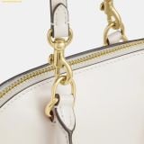  Túi Đeo Chéo Coach Lara Mini Satchel Bag Chalk CEA01 