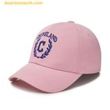  Mũ Lưỡi Trai MLB Sportive Varsity Emblem Unstructured Ball Cap - 3ACPV094N-45PKM Màu Hồng Phom Cứng 