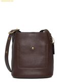  Túi Đeo Vai Coach Bleecker 21 Bucket Bag Russet Maple 