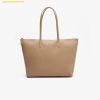  Túi Tote Lacoste Women's Large L.12.12 Concept Tote Beige 