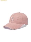  Mũ Lưỡi Trai MLB New York Yankees Damaged Washed Unstructured Ball Cap Mg.Pink 3ACPVV34N-50PKM 