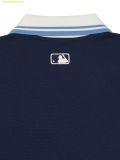  Áo Polo Tay Dài  MLB Varsity Long Sleeve Sports Collar T-Shirt NY (Navy) 3ATSV0944-50NYS 