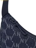  Túi Đeo Vai MLB Diamond Monogram Denim JQD Hobo Bag New York Yankees 3ABQMV45N-50INS Navy 