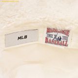  Mũ Bucket Lông MLB Fur Bucket Hat BOS (L.Beige) 3AHTF0936-43BGL Trắng 
