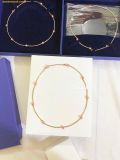  Dây Chuyền, Vòng Cổ Swarovski Constella necklace Round cut, Pink, Rose gold-tone plated 5640281 